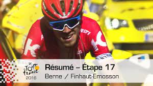 Au général, rien ne bouge en revanche, au sol, la canicule fait. Resume Etape 17 Berne Finhaut Emosson Tour De France 2016 Youtube
