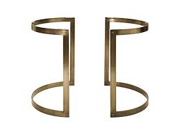 Dining room table bases metal. Wells Two Piece Table Base In Aged Brass Dining Table Bases Table Base Glass Dining Table