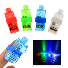 4pcs Colorful Led Finger Lights Light Up Rings Party Gadgets Kids Toy Lightake Com