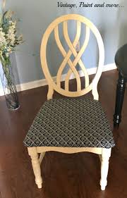 Dining room chairs (with french stitching). Upholstering A Wood Chair Seat Vintage Paint And More