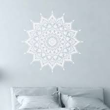 Decorate your bedroom or living room feature wall with more peace of mind with mandala. 6 Mandala Stencil Radiance Wall Decal Mandala Stencils Mandala Wall Stencil Mandala Decals