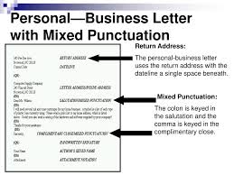 Block Style Business Letter With Closed Punctuation Easy Block Letters
