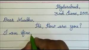 Informal letter format afrikaans for job formal seogreat info. How To Write A Friendly Letter Letter Writing In Cursive Youtube