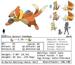 Pokemon Buizel Evolution Chart Muabanvn Info