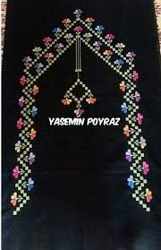 Hatice Mestan Adli Kullanicinin Seccadeler Panosundaki Pin Seccade Kanavice Boncuk Nakis Desenleri