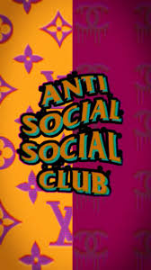 Hd wallpapers and background images. Lv Chanel Anti Social Social Club Wallpaper Anti Social Social Club Anti Social Social Club