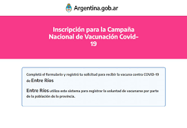 Inscirpcion vacuna covid mendoza 1.jpg. Salud Al Dia Ministerio De Salud