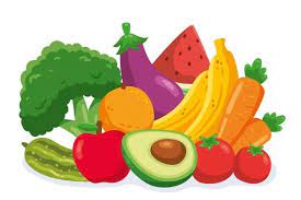 Free Vector Multiple Fruits And Vegetables Wallpaper Vegetable Cartoon Fruit Fruit Cartoon