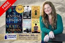 An Evening with Kate Quinn: One Book Beaver County