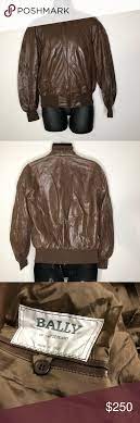 Vtg Bally Men S Black Leather Bomber Jacket Coat Some Stains In Photo 7 I Have No Mens Leather Bomber Jacket Black Leather Bomber Jacket Leather Bomber Jacket