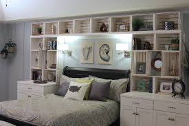 This durable carbon steel shelving unit will perfectly fit over your twin or twin xl size bed to give you two extra metal shelves for useful storage! Over Bed Shelving Ideas Shelves Decoratorist 140689