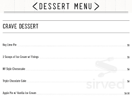 Maybe you would like to learn more about one of these? Crave Menu In Toms River New Jersey Usa