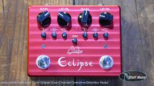 Searching for the best guitar overdrive pedal? Suhr Eclipse Dual Channel Overdrive Distortion Pedal Youtube
