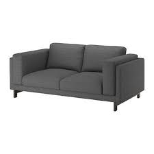 Nockeby Lejde Dark Beige Two Seat Sofa Width 203 Cm Ikea Three Seat Sofa Sofa Sofa Frame