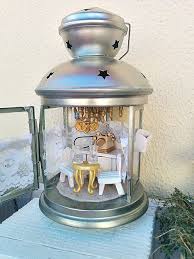 Ikea Lantern Fairy House Kreativk Ikea Lanterns Lantern Crafts Dolls House Shop
