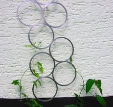 Design Metall Rankgitter Rankhilfe Spalier Neu Edelstahl Garden Accessories Modern Trellis Garden Art