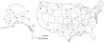 This map of the united states shows only state boundaries with excluding the names of states, cities, rivers, gulfs, etc. Ofr87 242 Largest Rivers In The United States