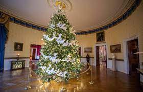 White House Christmas Volunteers 2022 See How The Bidens Have Decorated For Their 1St White House Christmas : Npr