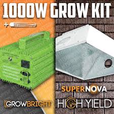 1000 Watt Hps Grow Light Supernova Hood Reflector 1000w Ebay
