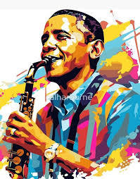 Who knows, Bill Clinton give some sax lessons to Obama?