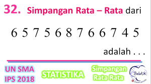 Cara menentukan atau menghitung simpangan rata rata data kelompok tabel distribusi frekuensi. Contoh Soal Rata Rata Harmonis Data Tunggal Berbagi Contoh Soal