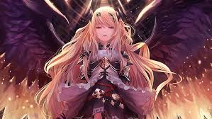 I have not slept well since arriving back in charleston. Hd Wallpaper Blonde Haired Female Anime Character Shingeki No Bahamut Dark Angel Olivia Wallpaper Flare