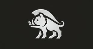 Crested Boar Logo Pig Logo Art Logo Boar