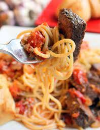 Steak Promodoro Recipe Food Recipes Steak Pasta