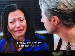 I can't handle this lady and her bangs.