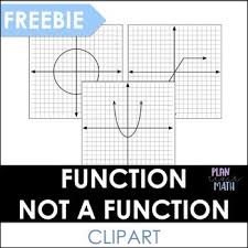 This Product Comes With 10 Graphs That Are Functions Or Not Functions Use This Clipart In Your Personal Work Or Commercial Products Math Clipart Math Clip Art