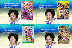 See more 'jojo's bizarre adventure' images on know your meme! Araki Keeps Forgetting Jojo S Bizarre Adventure Know Your Meme