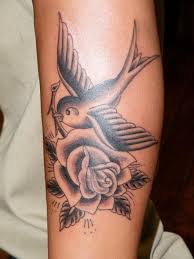 A swallow tattoo for a sailor reflected his hope of coming home safely. 51 Excellent Rose Swallow Tattoos Designs With Meanings