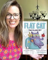 🐈Calling all cat lovers, kids, and students, there's a new Flat Cat story  in town! In this story, Flat Cat hitches a ride to school in his neighbor  Willow's hoodie. There, he's