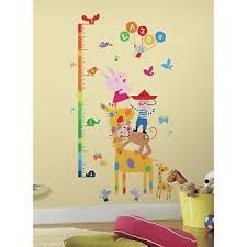 details about lazoo growth chart wall stickers big colorful room decals new kids room decor