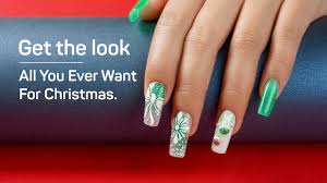 Lavis dip systems on facebook. How To Do Easy Simple Christmas Nails With Dipping Powder Christmas Nail Art Design Ideas Youtube