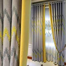 Your guests' impression about your home portrayed from your living room designs and decorations. European North Style Splice Embroidered Linen Curtains For Bedroom Imitation Gray Yellow Geometric Curtains For Living Room Buy At The Price Of 24 37 In Aliexpress Com Imall Com