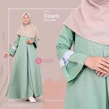 Model baju gamis sifon terbaru, cantik modern dan stylish. Gamis Syari Kinanti Original Zizara Gamis Dg Tangan Model Terompet Kekinian Berbahan Optima Shopee Indonesia
