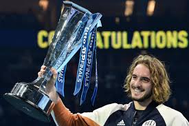 He will now be looking for daniil medvedev to beat alexander zverev and set up a mouthwatering last four meeting against roger federer. Stefanos Tsitsipas Wins Atp Finals Title Greek Defeats Dominic Thiem In Three Sets At The O2 London Evening Standard Evening Standard