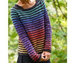 In diesem jahr wird er aus tynn silk mohair und tynn line gestrickt und hat seinen namen sehr verdient bekommen. Rainbow Trail Model Rainbow Trail Sweaters For Women Knitting Designs Sweater Pattern