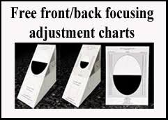 Pentax Dslrs Part 1 Autofocus Adjustment Charts For Front