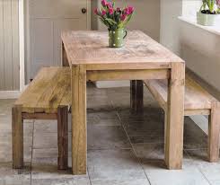 dining table with bench, rustic kitchen