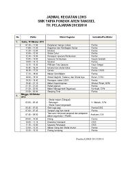 Osisorganisasi siswa intra sekolah oleh : Jadwal Kegiatan Ldks