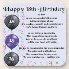 18th birthday gifts for her. 18th Birthday For Son Gifts On Zazzle