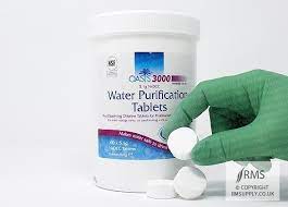 Oasis 3000 Water Purification Tablets Large Water Tanks