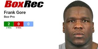 BoxRec: Frank Gore