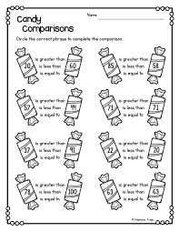 Greater Than Less Than Lessons For First Grade First Grade Worksheets First Grade Math First Grade