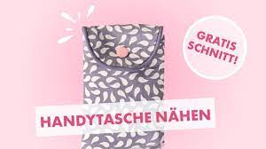 Schau dir unsere auswahl an schnittmuster tasche an, um die tollsten einzigartigen oder spezialgefertigten handgemachten stücke aus unseren shops für anleitungen zu finden. Handytasche Nahen Mit Paspelband Und Druckknopf Gratis Schnittmuster Youtube