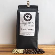 Shop coffee grinder with bag holder 04. Brazil Santos Mochaberry Coffee Co Ltd Cafe Roastery