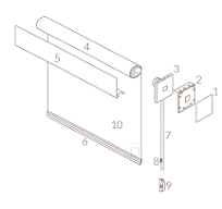 Roller Shade Basic Components — Quiltcraft
