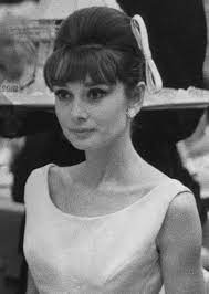 Audrey Hepburn Actress 1960s Vintage Bangs Hair Hairstyle Updo Audrey Hepburn Hair Vintage Hairstyles Hair Styles